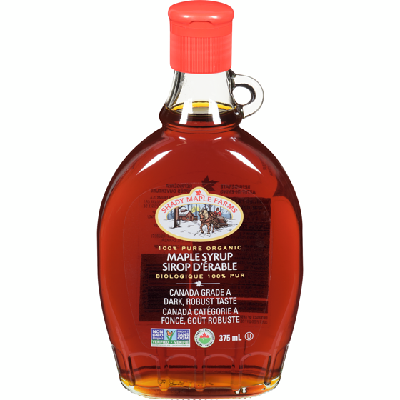 Shady Maple Farms Organic Robust Taste Maple Syrup 375 ml, $4.00/100ml