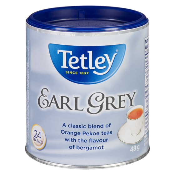 Tetley Earl Grey Specialty Tea    24 ea, $0.19/1ea