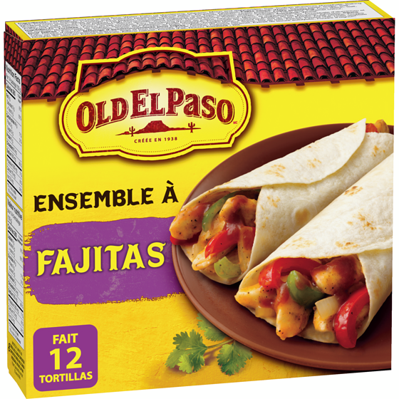 Old El Paso Ensemble repas pour fajitas 400 g, 1,62 $/100g