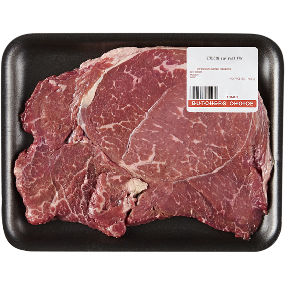 null Sirloin Tip, Fast Fry $37.44/1kg $16.99/1lb
