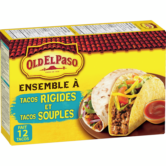 Old El Paso Ensemble Dîner Taco Rigides & Souples 340 g, 1,91 $/100g