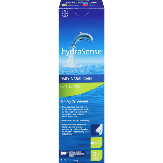 Hydrasense Gentle Mist Nasal Spray, Daily Nasal Care 210 ml, $10.71/100ml