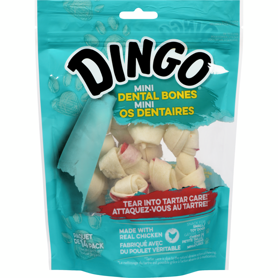 Dingo Mini bâtonnets à mâcher Dental Bone 170 g, 8,82 $/100g