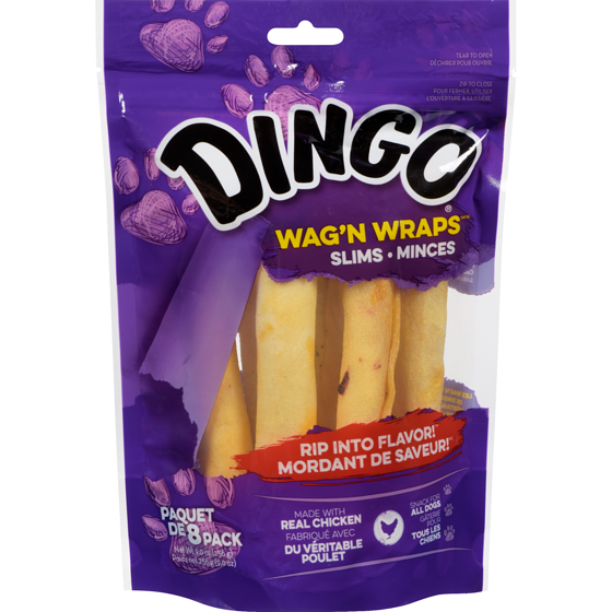 Dingo Bâtonnets à mâcher pour chiens 276 g, 4,71 $/100g