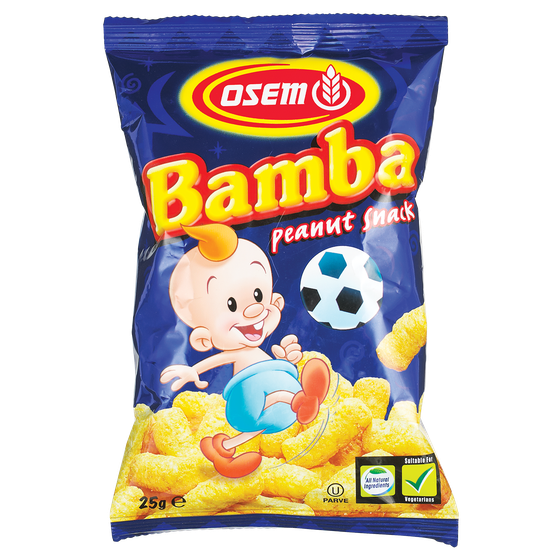 Osem Grignotines Bamba casher 25 g, 6,00 $/100g