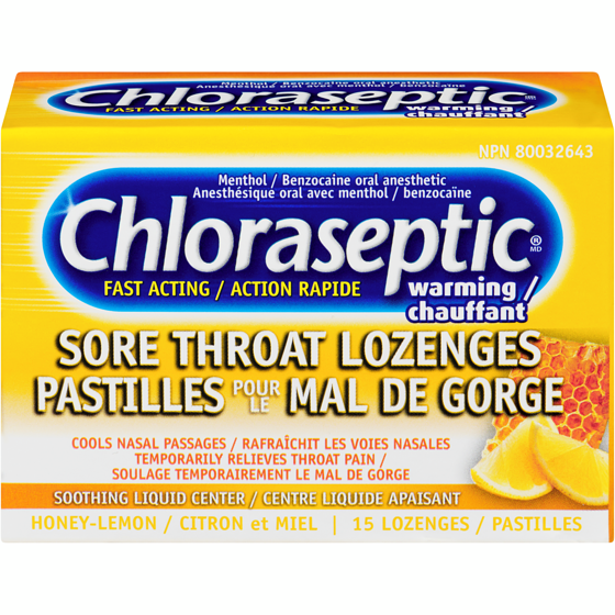 Chloraseptic Warming Sore Throat 15 ea, $0.40/1ea