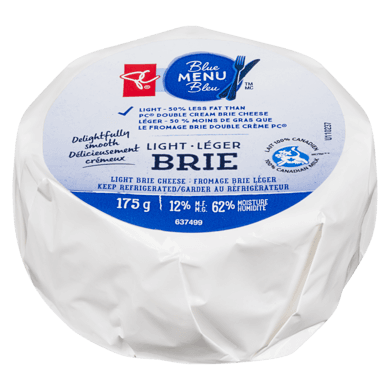 PC Blue Menu Cheese, Brie Light 175 g, $4.74/100g