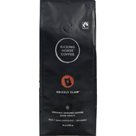 AT COFFEE 100g×4 Kicking Horse Organic Fairtrade Dark Roast Ground Coffee