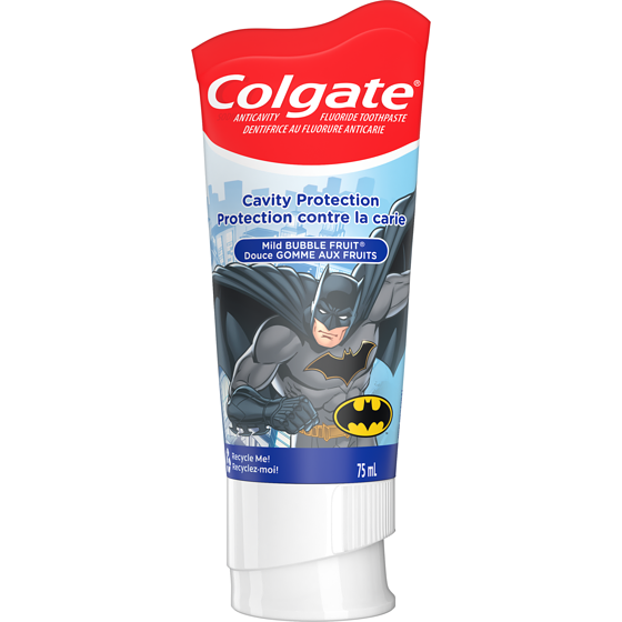 Colgate Emballage surprise de dentifrice au fluorure pour enfants, gomme aux fruits, 75 ml 75 ml, 3,05 $/100ml