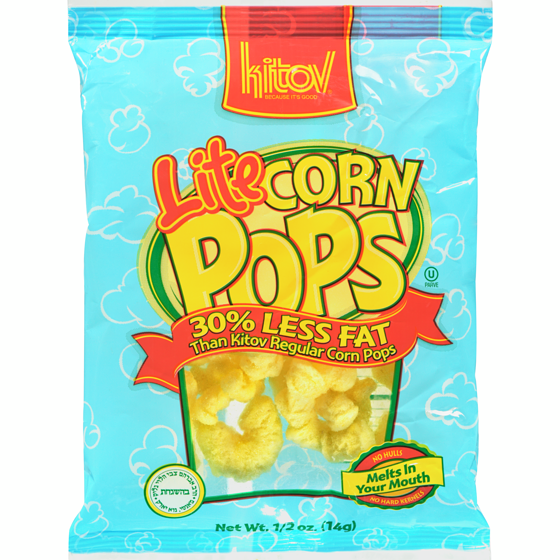 Kitov Kosher Lite Corn Pops 14 g, $7.07/100g