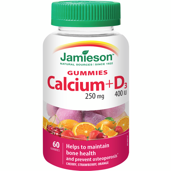 Jamieson Calcium + D3 Gummies 60 ea, $0.38/1ea