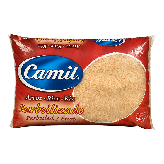 Camil Riz étuvé 5 kg, 0,24 $/100g