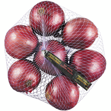 Délices du Marché Oignons rouges, sac de 3 lb 1.36 kg, 0,33 $/100g