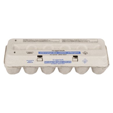 No Name Grade A Extra Large Eggs 12 eggs, $0.39/1ea