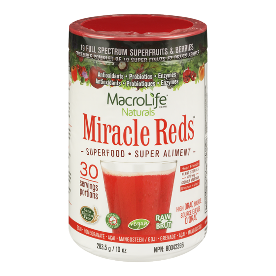 MacroLife Miracle Reds Superfood 283.5 g, $16.93/100g