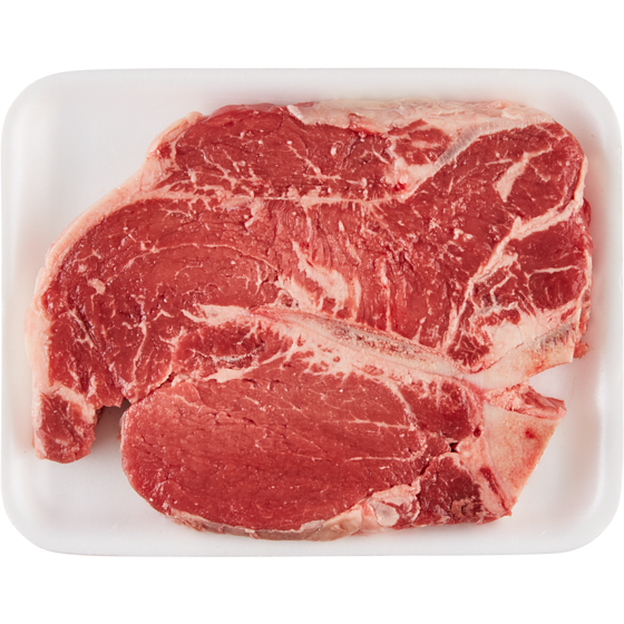 null Beef Porterhouse T-Bone Grilling Steak $53.98/1kg $24.49/1lb
