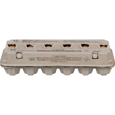 Sans Nom Oeufs Bruns Cat. A - Unite 12 ea, 0,41 $/1ch