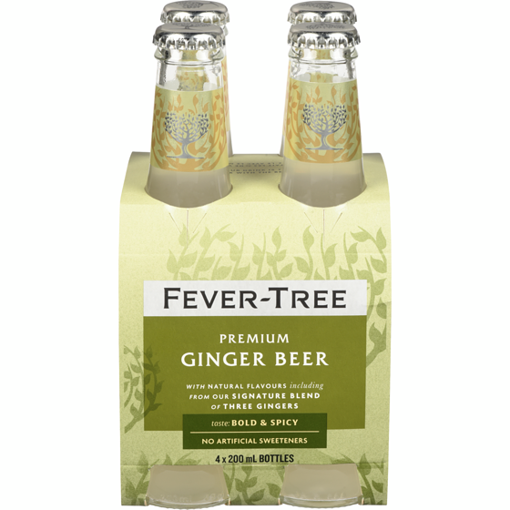 Fever Tree Ginger Beer 4x200.0 ml, $1.06/100ml