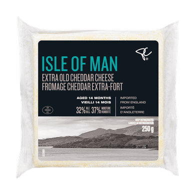 PC Black Label Isle Of Man Extra Old Cheddar Cheese Aged 14 Months 250 g, $4.00/100g