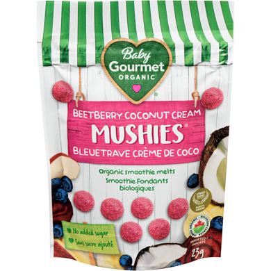 Baby Gourmet Melties Blueberry Sweet Potato & Coconut Cream organic baby snack 23 g, $26.04/100g