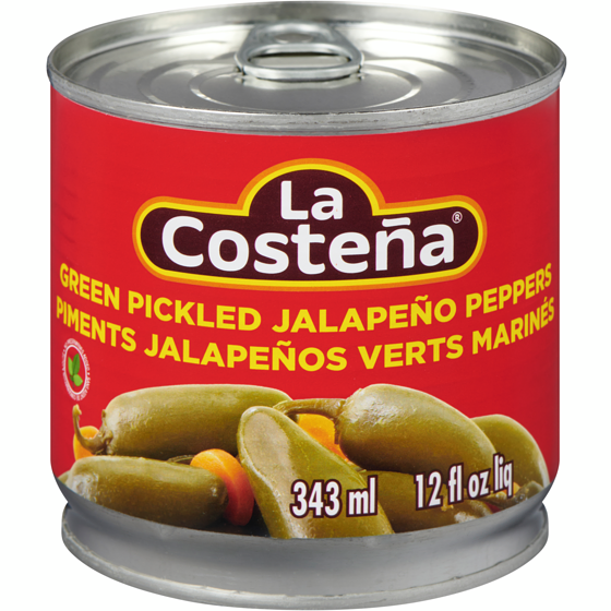 La Costena Jalapeno, Whole 343 ml, $0.96/100ml