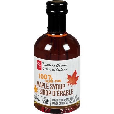 President's Choice 100% Pure Maple Syrup 200 ml, $3.40/100ml