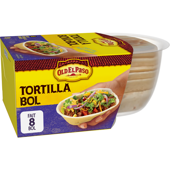 Old El Paso Bols de Tortilla Souples à la farine, 8 unités 189 g, 2,38 $/100g