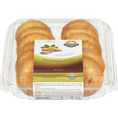 Crispy Pistachio Short Bread Cookie 0.35 kg, $1.14/100g