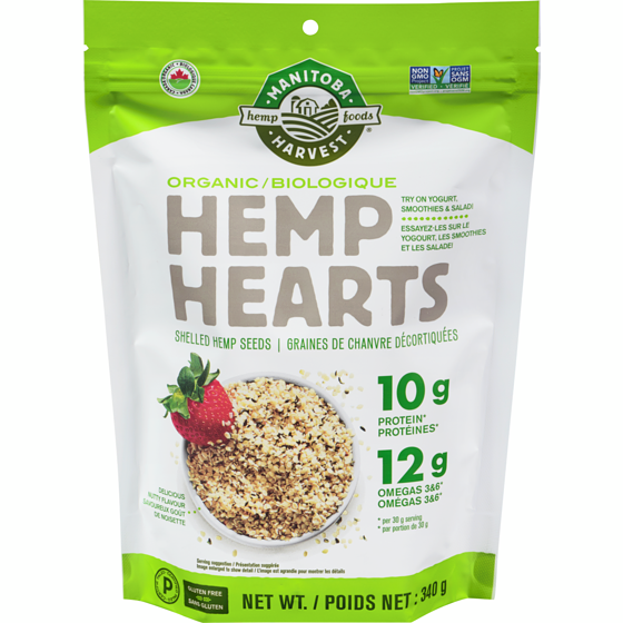 Manitoba Harvest Graines de chanvre biologique 340 g, 4,12 $/100g