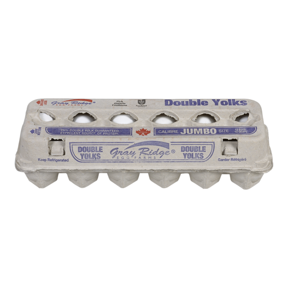 Gray Ridge Grade A Double Yolk White Eggs 12 ea, $0.53/1ea