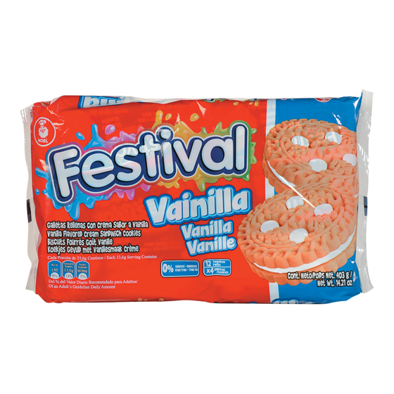 Festival Vanilla Cookies      415 g, $1.03/100g