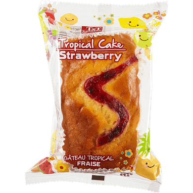 T&T Gâteau tropical aux fraises 180 g, 1,11 $/100g