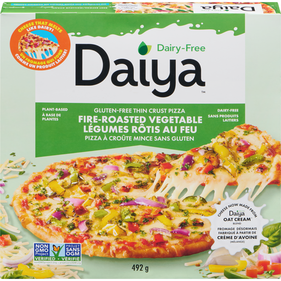 Daiya Dairy Free Gluten Free Fire Roasted Vegetable Pizza 492 g, $2.23/100g