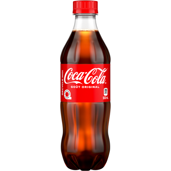 Coca-Cola Cola Bouteille 500 ml, 0,76 $/100ml