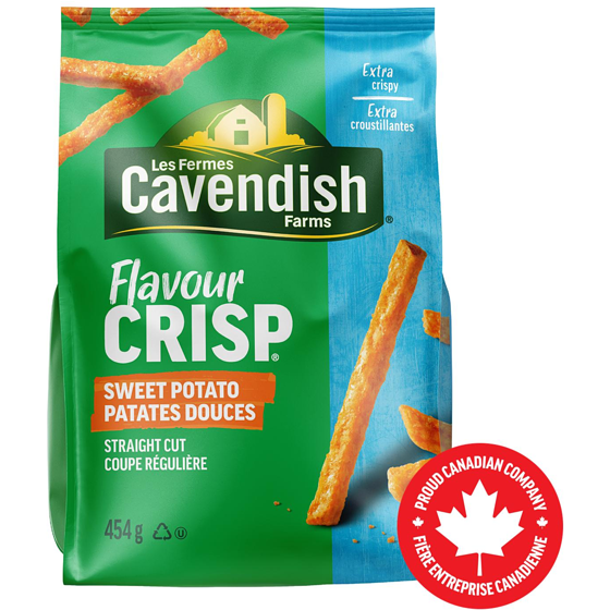 CAVENDISH FARMS FlavourCrisp Sweet Potato Fries 454 g, $1.21/100g