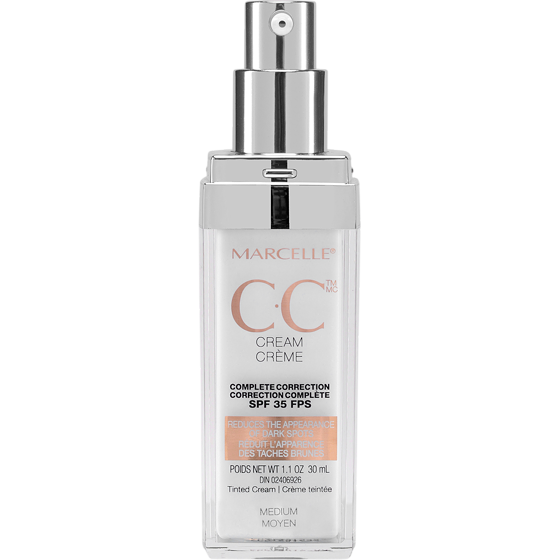Marcelle CC Cream, Complete Correction, SPF 25, Medium 1 ea, $32.99/1ea