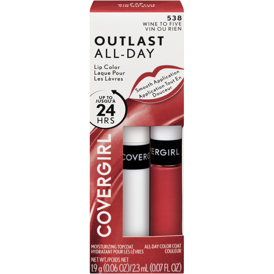 CoverGirl Rouge à lèvres Outlast, Wine to Five 1 ea, 12,99 $/1ch