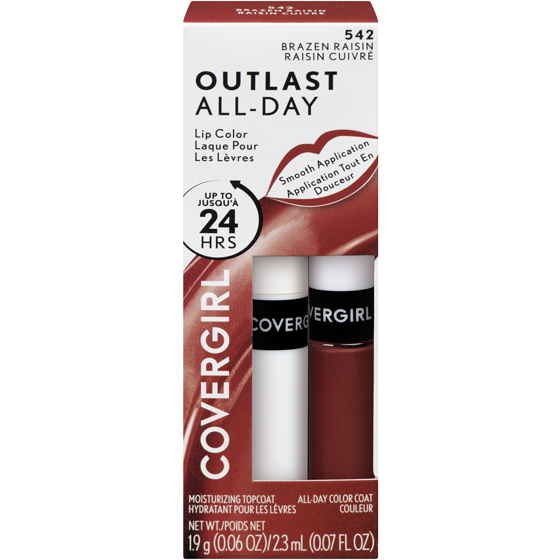 Cover Girl Outlast Lipcolor 542 Brazen Raisin 1 ea, $13.99/1ea