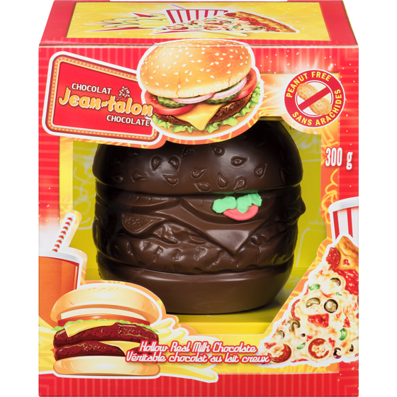 Jean Talon Easter Chocolate Hollow Hamburger 300 g, $4.33/100g