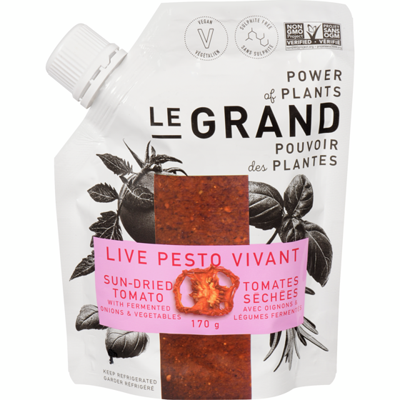 Le Grand Pesto, Sundried Tomato  170 g, $3.53/100g