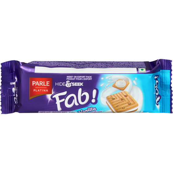 Parle Hide & Seek Fab Vanilla Cookies 112 g, $1.33/100g