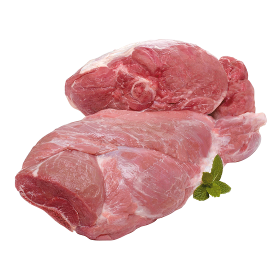 null Large Lamb Leg, Service Case $44.07/1kg $20.00/1lb