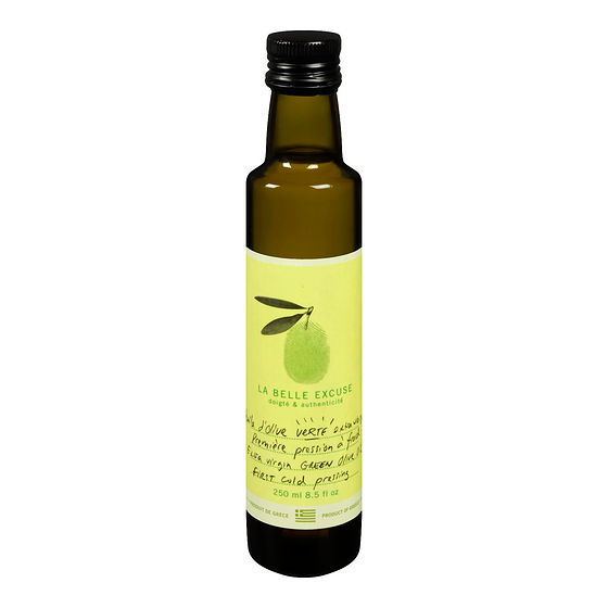 La Belle Excuse Extra Virgin Green Olive Oil 250 ml, $6.00/100ml