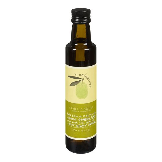 La Belle Excuse La Belle Dressing, Green Olive Oil Balsamic Vinegar 250 ml, $6.00/100ml