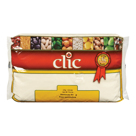 Clic Fine Wheat Semolina 2 kg, $0.35/100g