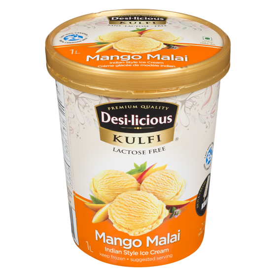 Desi-licious Ice Cream Mango Malai 1 l, $0.60/100ml
