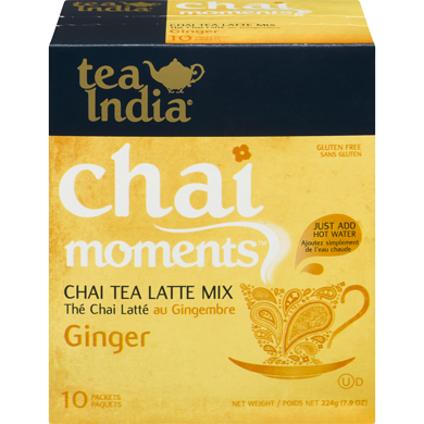 Tea India Chai Tea Latte Mix, Ginger 224 g, $2.90/100g