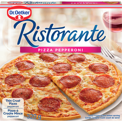 Dr. Oetker Ristorante Pizza pepperoni 320 g, 2,18 $/100g
