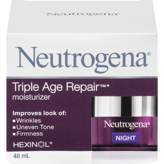 Neutrogena Triple Age Repair Night Moisturizer 48 ml, $80.60/100ml