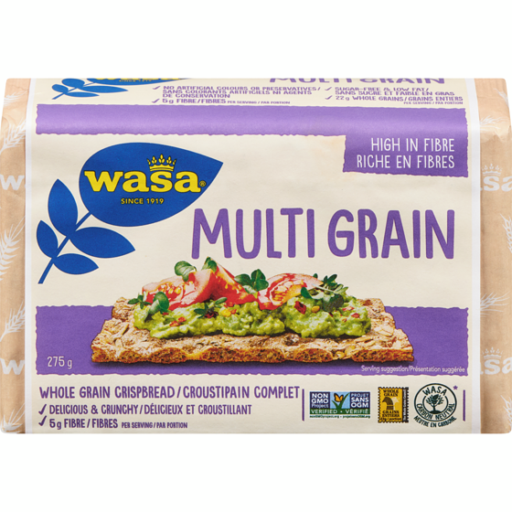 Wasa Crisp Bread, Multigrain 275 g, $1.38/100g